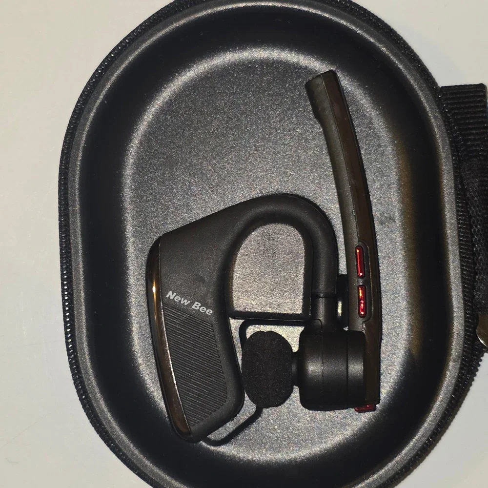 New Bee Bluetooth Headset Unisex OS Black‎ Excellent M50 Wireless Noise Cancel